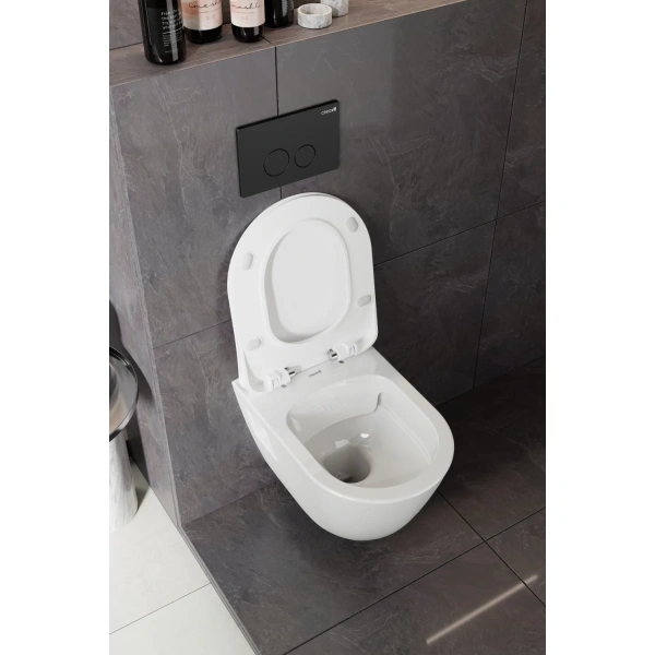 Унитаз подвесной Creavit Terra TP329-11CB00E-0000 безободковый, белый