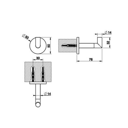 Крючок Gessi Anello 63721#031