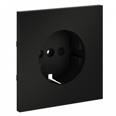 Накладка для розетки с заземлением и со шторками Voltum S70 VLS000708