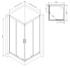 Душевое ограждение AM.PM Gem W90G-403-090MT