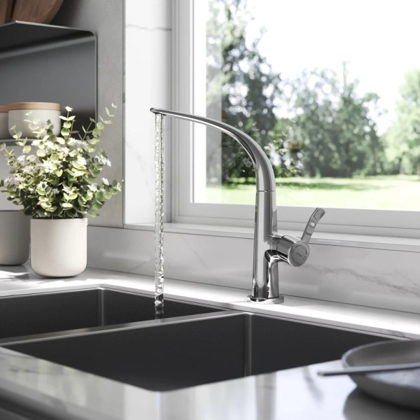 Смеситель для кухни Paini Serene SECR571LMKM хром