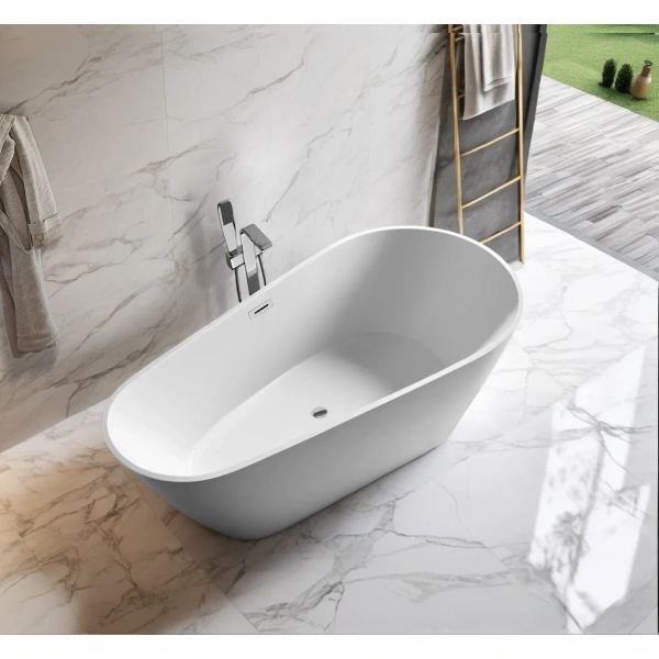 Акриловая ванна Ceruttispa Mimi CT10504 170x80 см, отдельностоящая, белый матовый