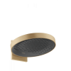 Верхний душ hansgrohe Rainfinity 360 1jet 26230140 с настенным креплением шлифованная бронза