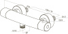 Смеситель для душа AM.PM Sense F7540064