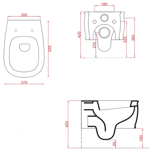 Унитаз подвесной Artceram Atelier ATV001 05 00 безободковый, белый матовый