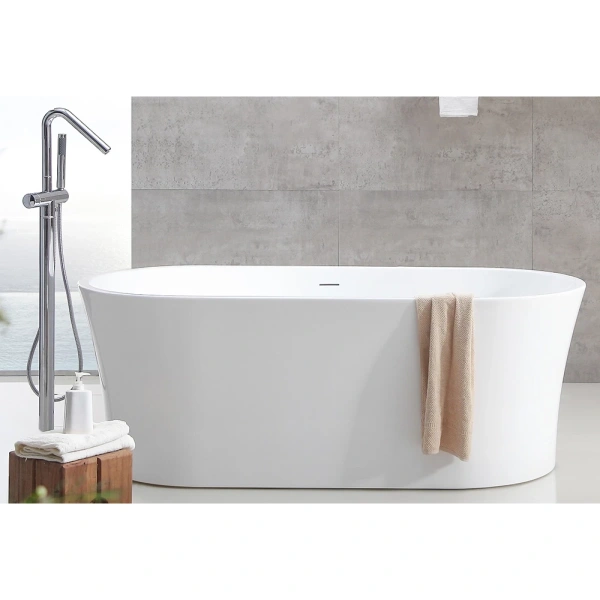 Акриловая ванна Abber AB9201-1.6 160x80 см, отдельностоящая, белый