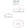 Раковина Artceram Atelier ATL002 05 00