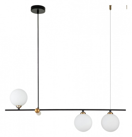 Подвесной светильник Indigo Opaco 11015/3P Black