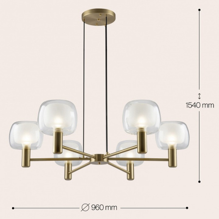 Подвесная люстра Maytoni Видение MOD411PL-06G