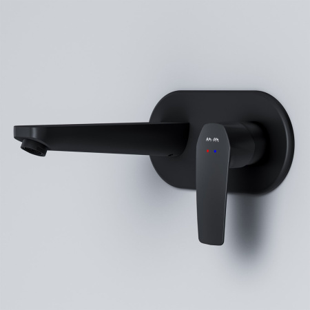 Смеситель для раковины AM.PM Gem F90A72222 чёрный