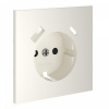 Накладка для розетки с заземлением и со шторками и 2хUSB type A и C Voltum S70 VLS001013