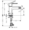 Смеситель для биде hansgrohe Rebris 72210000