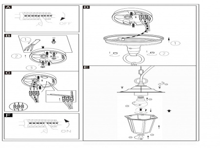 Подвесной светильник Eglo ПРОМО Laterna 4 22471