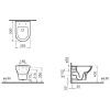 Подвесной унитаз Vitra Zentrum 5795B003-6077 с крышкой-сиденьем