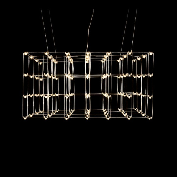 Подвесная люстра O-LUCE Cosmic Glass ячейка 20*20 см 11787611-2