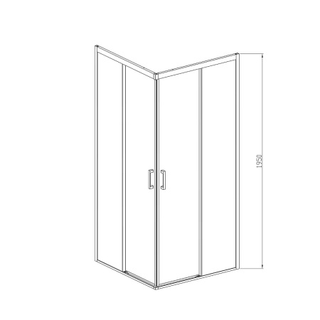 Душевой уголок Vincea Soft VSS-3SO900CL