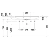 Раковина 100x47 см Duravit DuraSquare 2353100043
