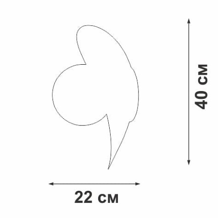 Накладной светильник Vitaluce V2731 V2731-8/1A
