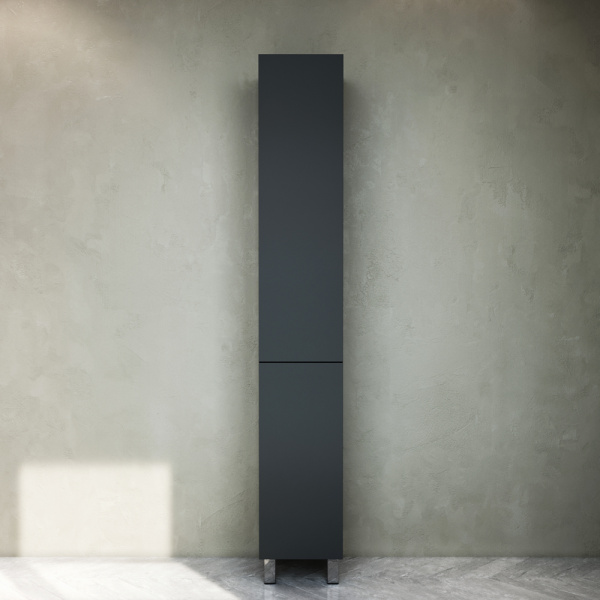 Шкаф-пенал напольный 30 см AM.PM Gem M90CSR0306GM правый графит матовый