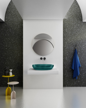 Раковина Abber Kristall 60 AT2801Aquamarin бирюзовый