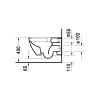 Подвесной унитаз Duravit Happy D.2 22220900001