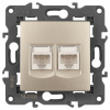 Розетка Ethernet RJ-45 без рамки Эра Эра Elegance 14-3108-04