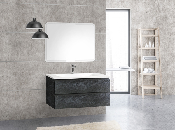 Тумба под раковину Cezares MODERNO MOLVENO-100-2C-SO-ANTR