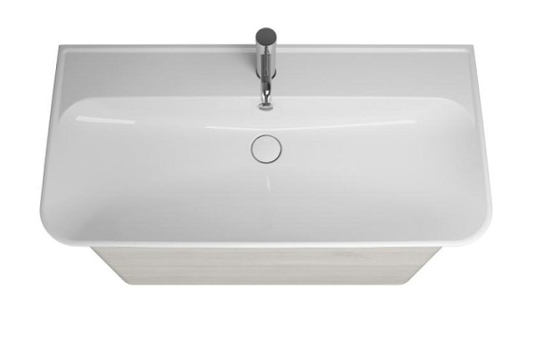 Тумба с раковиной Burgbad Iveo 100 SFEN100F2835G0161C0001*1 дуб меринос