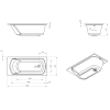 Акриловая ванна 180x80 см Eurolux Miamika E1018080023