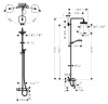 Душевая стойка hansgrohe Croma 27352400