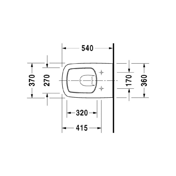 Подвесной унитаз Duravit DuraStyle 25520900001