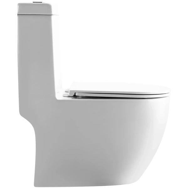 Унитаз-компакт GID Tr2205 безободковый, с сиденьем микролифт, белый