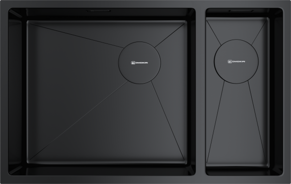 Кухонная мойка Omoikiri Taki 69-2-U/IF-L Side 4997050 графит