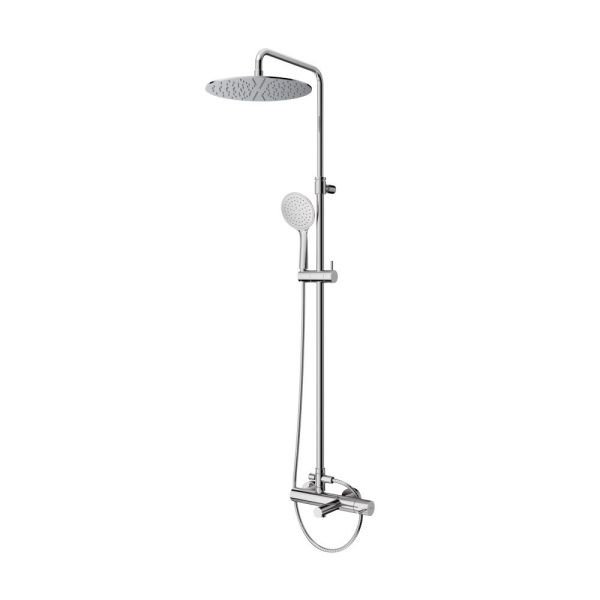 Душевая стойка со смесителем и изливом CEZARES LEAF-CVDA-30-L-01