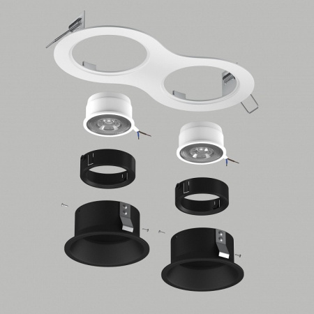 Встраиваемый светильник Lightstar Domino D6260707BMOD