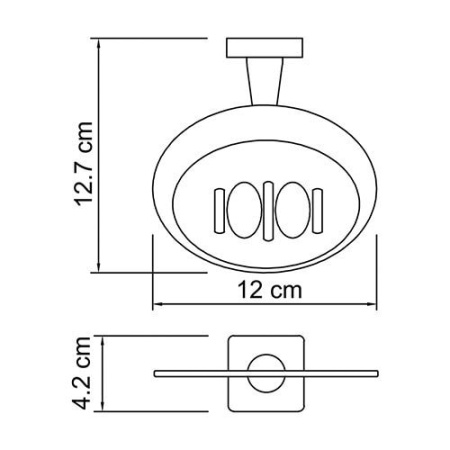 Мыльница WasserKRAFT Lippe K-6569