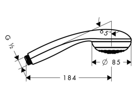 Лейка для душа hansgrohe Crometta 28585000