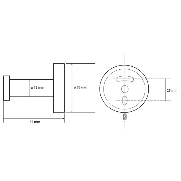 Крючок Bemeta Omega 104106062
