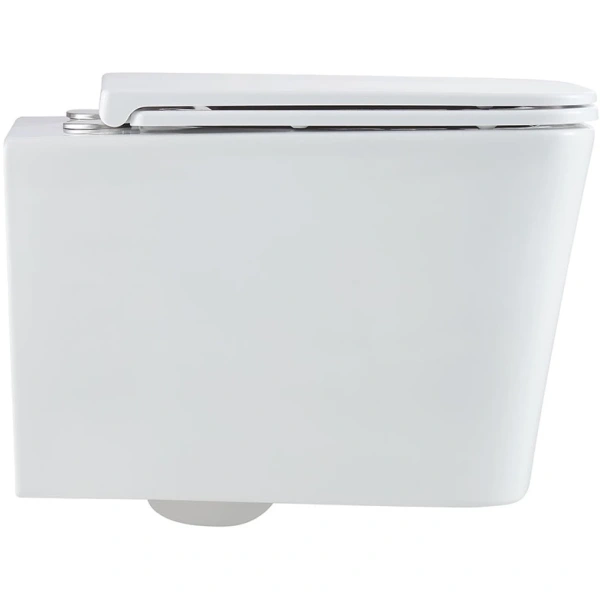 Унитаз подвесной Vincea Q-Line VT1-12T безободковый, торнадо, с сиденьем микролифт, белый