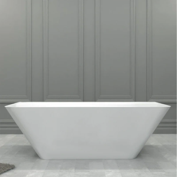 Ванна из искуственного камня Abber Stein 180х85 AS9619 белый