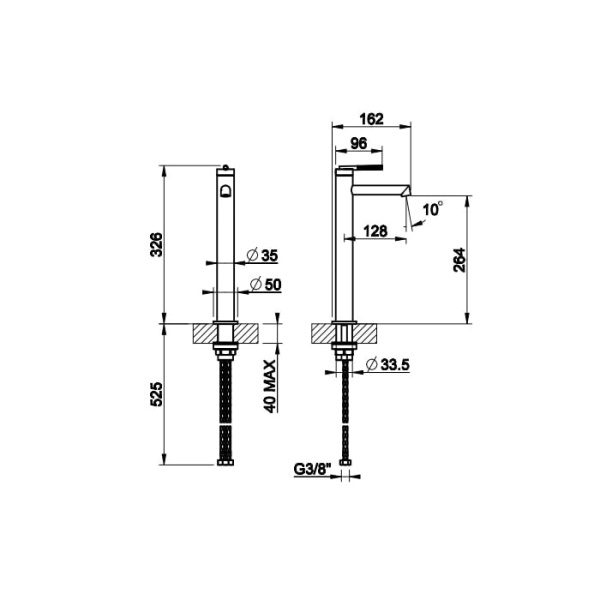 Смеситель для раковины Gessi Ingranaggio 63504#031
