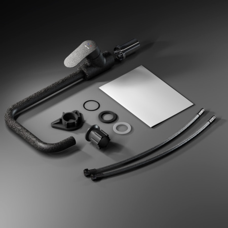 Смеситель для кухни AM.PM Like F8006022 черный матовый