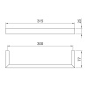 Полотенцедержатель Fantini Linea 92 02 7706