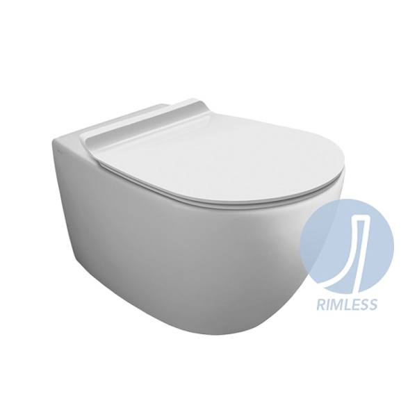 Подвесной унитаз Simas Vignoni VI18bi matt белый матовый