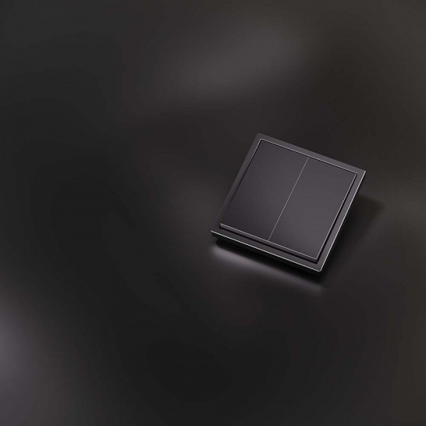 Клавиши для выключателя двухклавишного Voltum S70 METAL VLSM000312