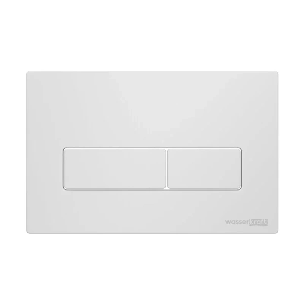 Смывной бачок WasserKraft Aller 10 10TLT.031.ME.WM03, для унитазов, с механической кнопкой смыва цвет - белый матовый