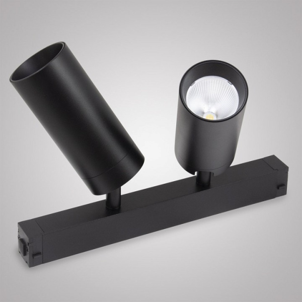 Светильник на штанге AM-Group SMART CYLINDER AM528 BK-220V-2X10W SMART