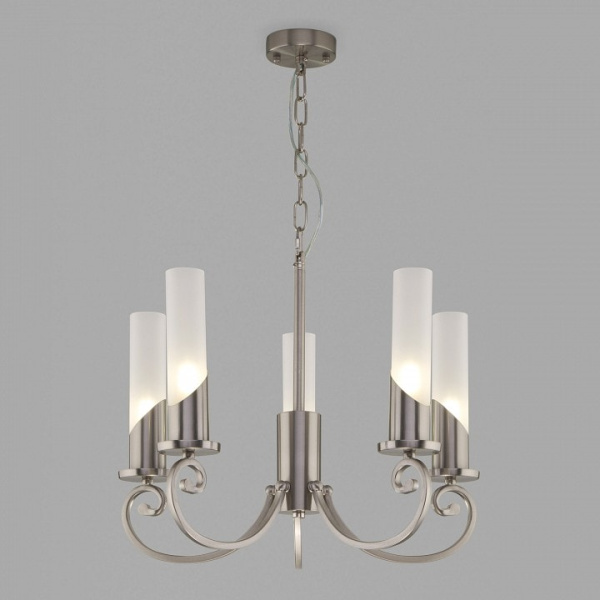 Подвесная люстра Eurosvet Banci 60117/5 никель