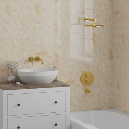 Душевой гарнитур Paini 53PJ440TTP4 золото матовое