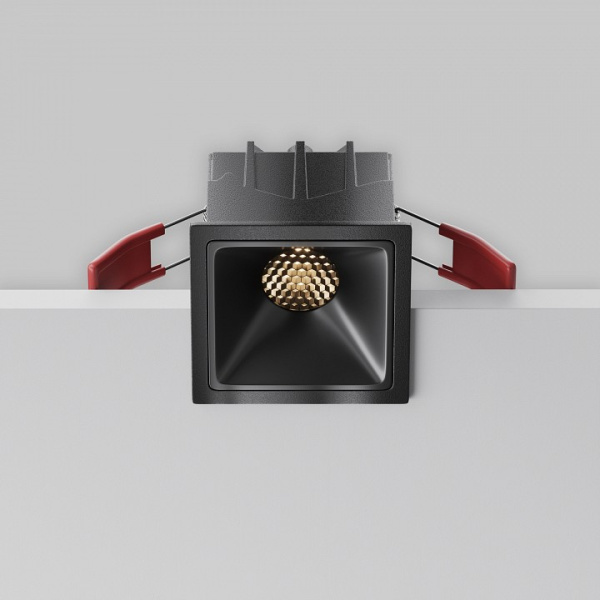 Встраиваемый светильник Maytoni Alfa LED DL043-01-10W3K-SQ-B-1